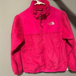 Girls Medium North Face Fleece Zipup